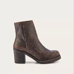 Frye Karen Ankle Zip Black Bootie